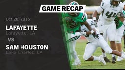 Recap: Lafayette  vs. Sam Houston  2016