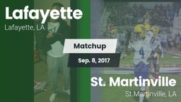 Matchup: Lafayette High vs. St. Martinville  2017