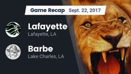 Recap: Lafayette  vs. Barbe  2017
