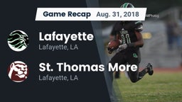 Recap: Lafayette  vs. St. Thomas More  2018