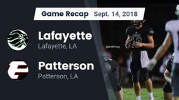 Recap: Lafayette  vs. Patterson  2018