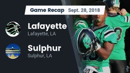 Recap: Lafayette  vs. Sulphur  2018