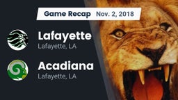 Recap: Lafayette  vs. Acadiana  2018