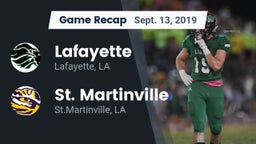 Recap: Lafayette  vs. St. Martinville  2019