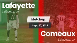 Matchup: Lafayette High vs. Comeaux  2019