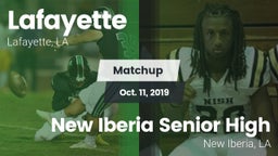 Matchup: Lafayette High vs. New Iberia Senior High 2019