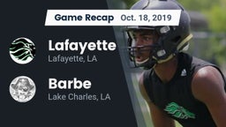 Recap: Lafayette  vs. Barbe  2019