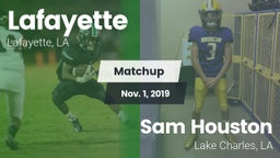 Matchup: Lafayette High vs. Sam Houston  2019