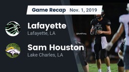 Recap: Lafayette  vs. Sam Houston  2019