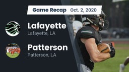 Recap: Lafayette  vs. Patterson  2020