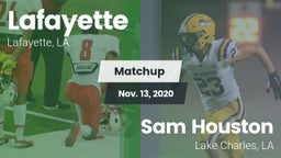 Matchup: Lafayette High vs. Sam Houston  2020