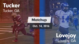 Matchup: Tucker  vs. Lovejoy  2016