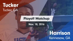Matchup: Tucker  vs. Harrison  2016