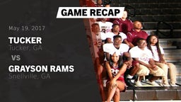 Recap: Tucker  vs. Grayson Rams  2017