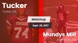 Matchup: Tucker  vs. Mundys Mill  2017