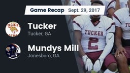Recap: Tucker  vs. Mundys Mill  2017