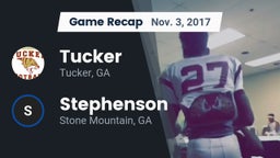 Recap: Tucker  vs. Stephenson  2017