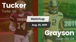 Matchup: Tucker  vs. Grayson  2018