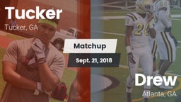 Matchup: Tucker  vs. Drew  2018