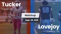Matchup: Tucker  vs. Lovejoy  2018