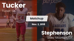 Matchup: Tucker  vs. Stephenson  2018