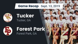 Recap: Tucker  vs. Forest Park  2019