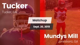 Matchup: Tucker  vs. Mundys Mill  2019