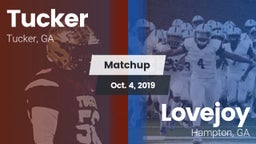 Matchup: Tucker  vs. Lovejoy  2019