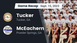 Recap: Tucker  vs. McEachern  2023