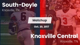 Matchup: South-Doyle High vs. Knoxville Central  2017