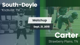 Matchup: South-Doyle High vs. Carter  2018