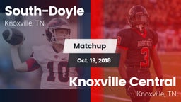 Matchup: South-Doyle High vs. Knoxville Central  2018