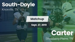 Matchup: South-Doyle High vs. Carter  2019
