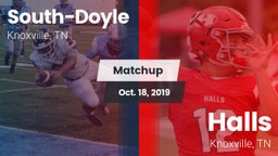 Matchup: South-Doyle High vs. Halls  2019