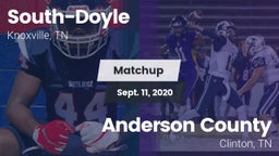 Matchup: South-Doyle High vs. Anderson County  2020