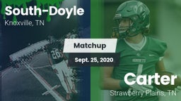 Matchup: South-Doyle High vs. Carter  2020
