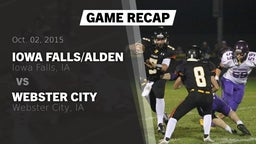 Recap: Iowa Falls/Alden  vs. Webster City  2015