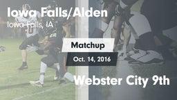 Matchup: Iowa Falls/Alde vs. Webster City 9th 2016