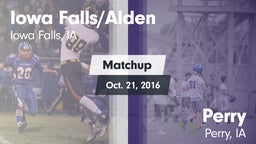 Matchup: Iowa Falls/Alde vs. Perry  2016