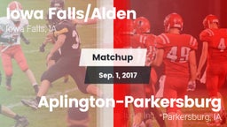 Matchup: Iowa Falls/Alde vs. Aplington-Parkersburg  2017