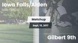 Matchup: Iowa Falls/Alde vs. Gilbert 9th 2017