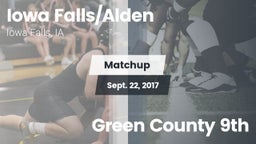 Matchup: Iowa Falls/Alde vs. Green County 9th 2017