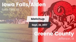 Matchup: Iowa Falls/Alde vs. Greene County  2017