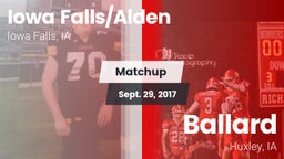 Matchup: Iowa Falls/Alde vs. Ballard  2017