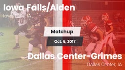 Matchup: Iowa Falls/Alde vs. Dallas Center-Grimes  2017