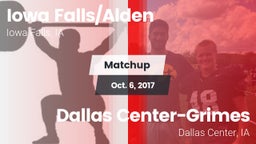 Matchup: Iowa Falls/Alde vs. Dallas Center-Grimes  2017