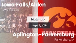 Matchup: Iowa Falls/Alde vs. Aplington-Parkersburg  2018