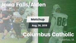 Matchup: Iowa Falls/Alde vs. Columbus Catholic  2019