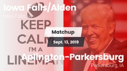 Matchup: Iowa Falls/Alde vs. Aplington-Parkersburg  2019