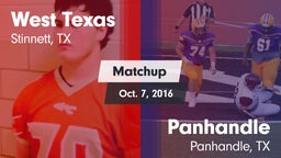 Matchup: West Texas High vs. Panhandle  2016